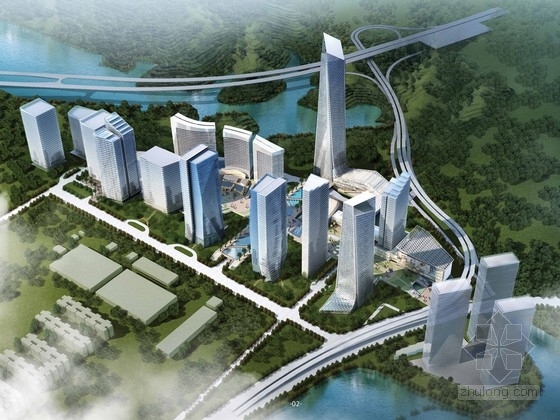 250米超高层工期资料下载-[广东]250米超高层商业综合体建筑方案文本