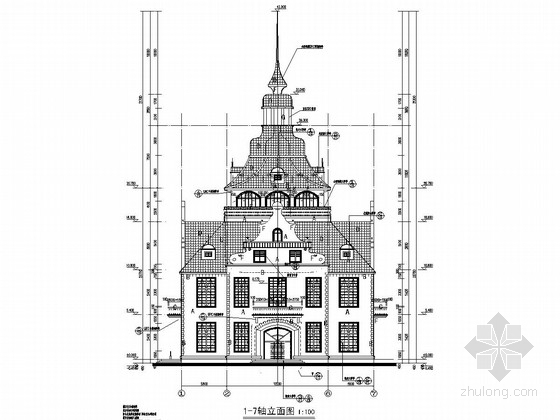 奥地利自然感阁楼家居资料下载-奥地利风情酒店结构施工图（含建筑图）