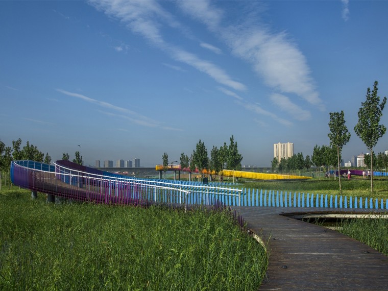城市湿地公园建设内容资料下载-陕西渭柳湿地公园