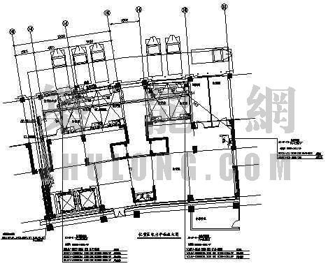 大超市平面图资料下载-某大型超市电气平面图