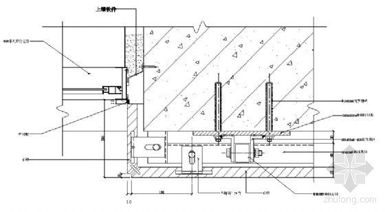 石材幕墙窗节点图资料下载-石材幕墙节点图10
