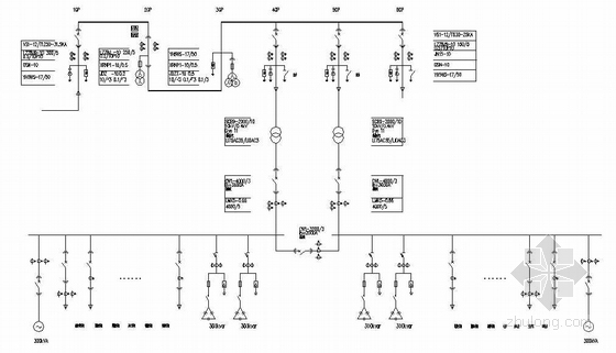 10kv配电系统图识读资料下载-10KV配电系统图