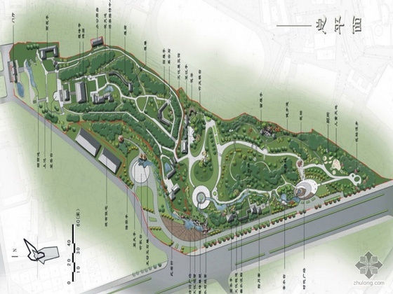 公园设计上位规划资料下载-衡阳公园规划设计