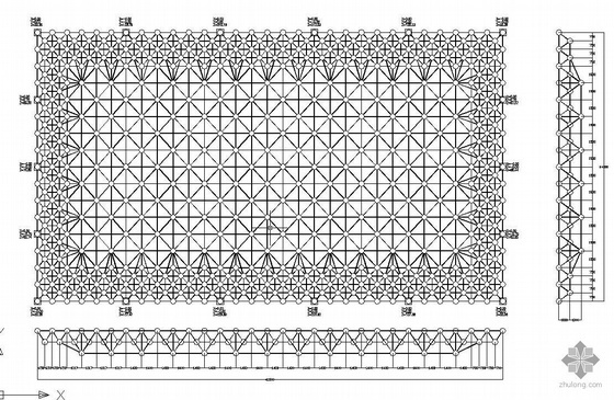 体育馆结构图建筑图资料下载-某大学体育馆全套结构图