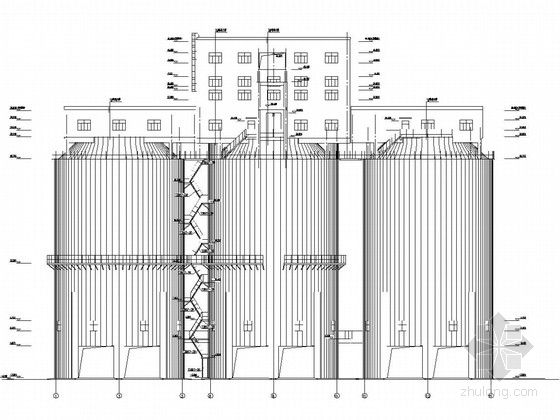 18米铁塔基坑图资料下载-18米筒仓结构施工图