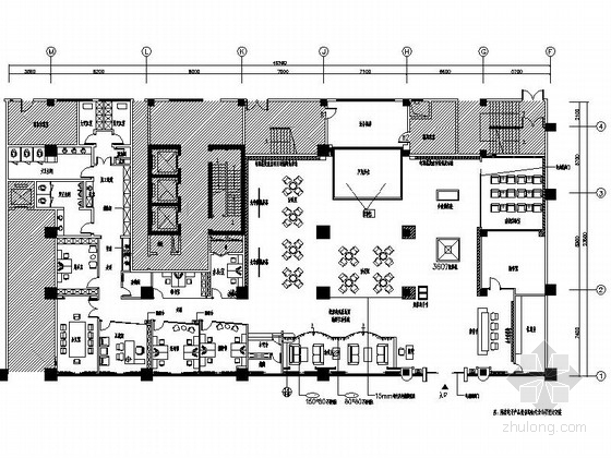 办公精装策划资料下载-[西安]高档现代风格售楼中心精装修CAD施工图（含效果实景）