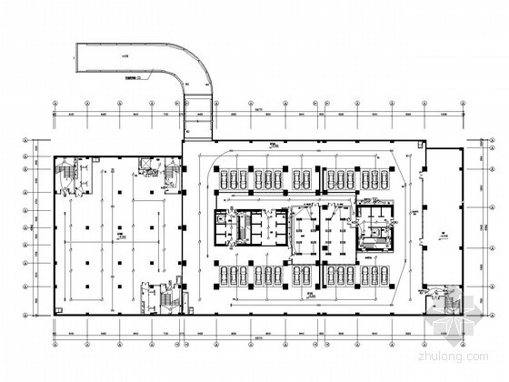 三一广场资料下载-[江苏]166米超高层广场强电系统施工图纸（44层）