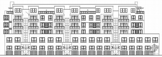 楼梯间建筑结构施工图资料下载-某六层商住楼建筑结构施工图