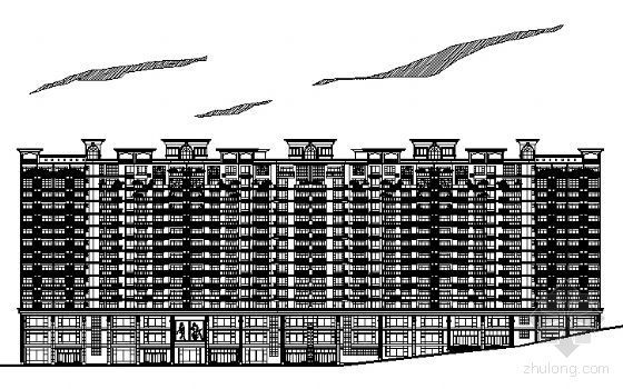 高层小区设计方案ppt资料下载-[重庆]某高层住宅小区规划设计方案图