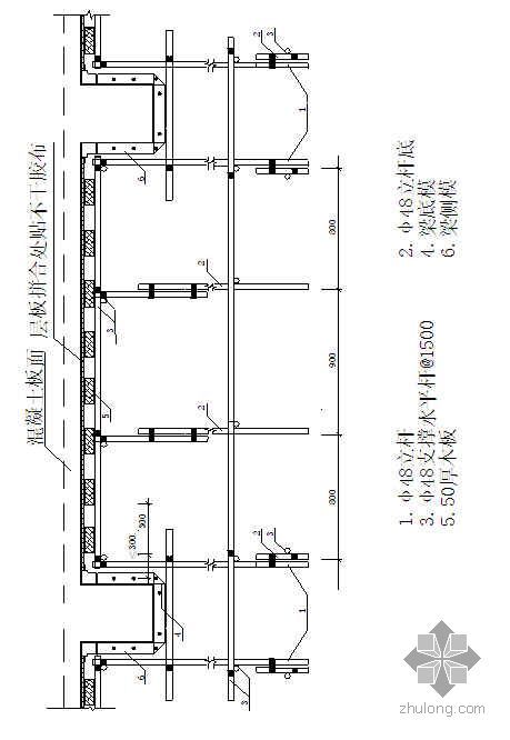 砖混模板支撑资料下载-乐山市某小区廉租房施工组织设计（框架 砖混）