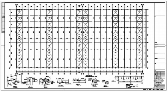 17米钢结构厂房资料下载-某78米跨钢结构厂房结构设计图