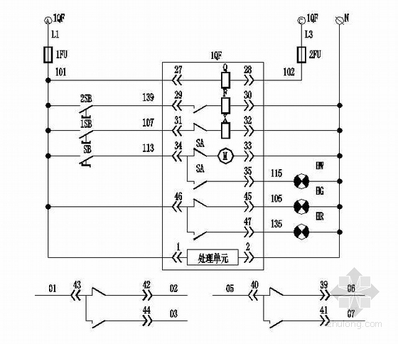 某工厂电机控制原理图- 