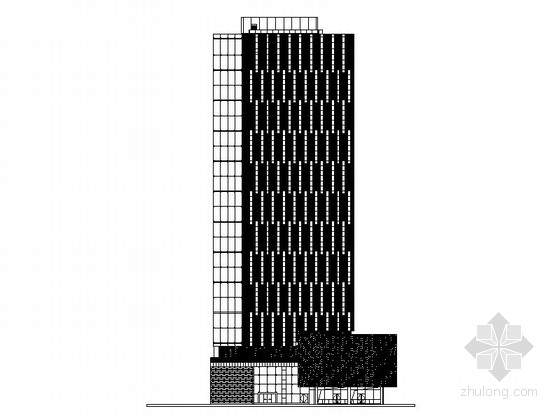 4层商业综合楼资料下载-[上海]某22层商业综合楼建筑施工图（上海某知名设计院）