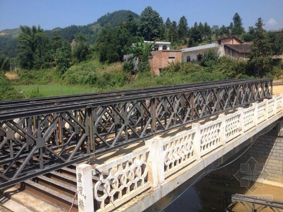 钢便桥桥台设计资料下载-钢便桥施工技术（原创）