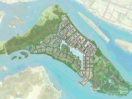 街区总体概念规划设计资料下载-[宁波]岛屿环境总体概念规划