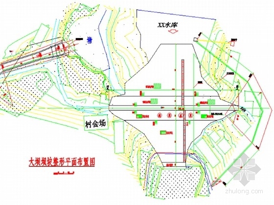 渠护坡施工图资料下载-[湖南]水库除险加固施工图（溢洪道 启闭房 输水隧洞）