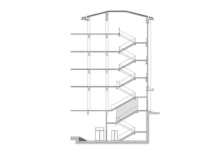 幼儿园建筑套图资料下载-普通中学建筑设计套图（47张）