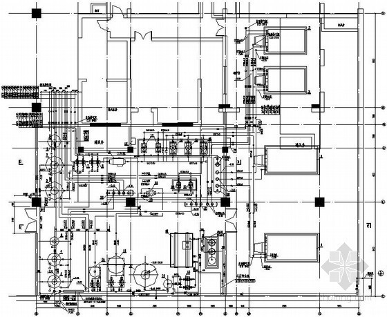 燃气锅炉房建筑施工图资料下载-[北京]锅炉房工艺设计施工图