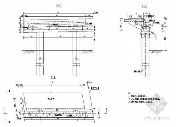 连续箱梁一般构造图资料下载-预应力混凝土连续箱梁桥下部桥台一般构造节点详图设计