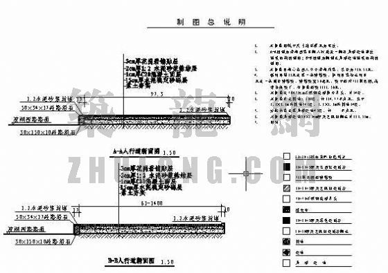 人行道铺贴工程全套