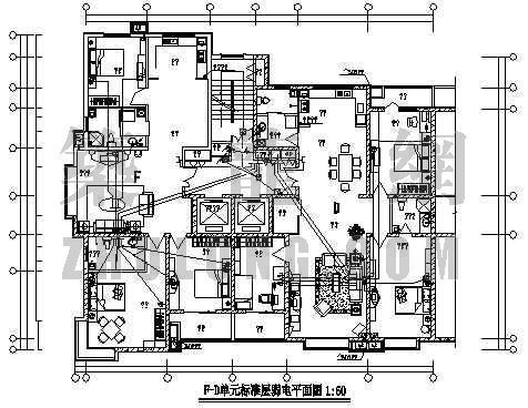 8层住宅电气图资料下载-十八层住宅电气设计图