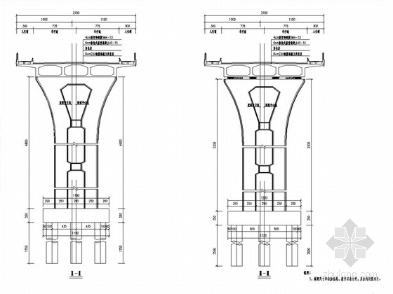 矩形实心桥墩钢筋图资料下载-[重庆]城市预应力混凝土桥梁工程施工图设计142张（含结构计算书）