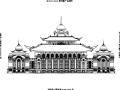 [内蒙古]四层新古典风格多功能文化中心建筑施工图（16年最新）