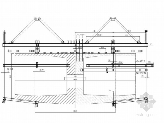 耐张塔平衡挂线资料下载-挂篮施工图设计全套25张CAD