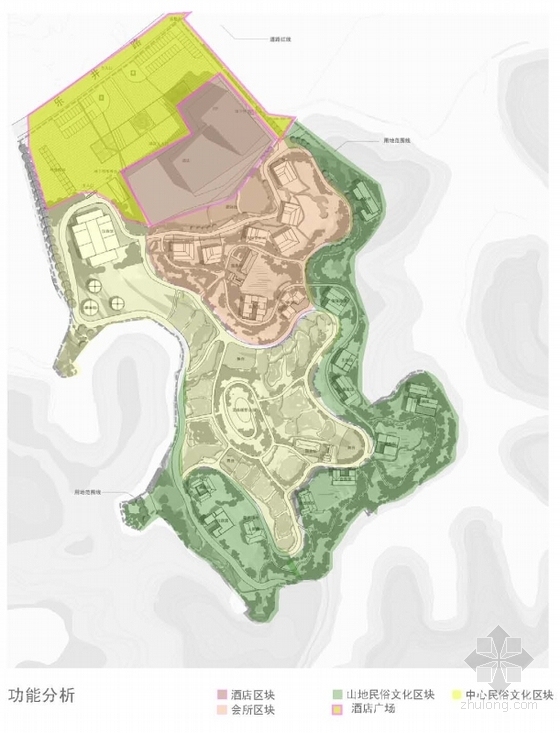 [四川]民族文化旅游区规划及单体设计方案文本(含su模型)-民族文化旅游区规划分析图