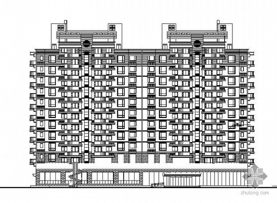 同济院建筑施工图资料下载-某住宅小区各栋住宅楼和配套建筑方案及施工图