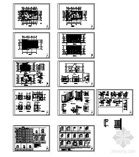 某二层别墅（E型）建筑施工图-4