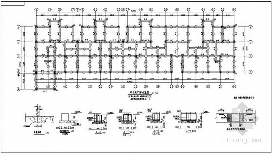 8层住宅楼施工图纸资料下载-某8层住宅楼结构施工图
