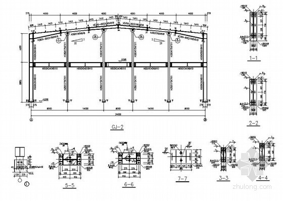夹层钢架结构资料下载-郑州某带夹层车间结构施工图