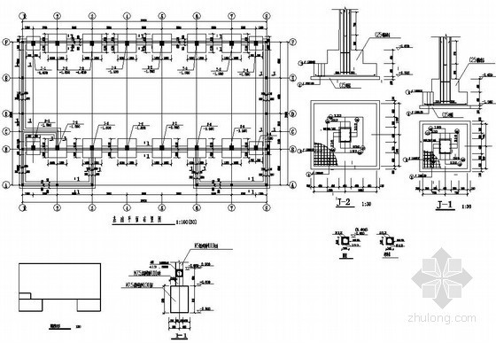 礼堂平面布置资料下载-某木结构礼堂结构设计图