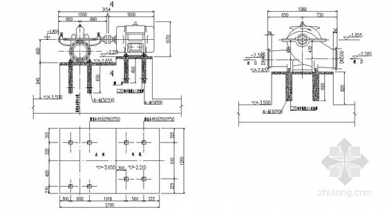 185kw循环水泵安装详图
