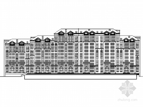 欧式风格十一层住宅资料下载-[吉林]某欧式风格十一层住宅楼建筑施工图