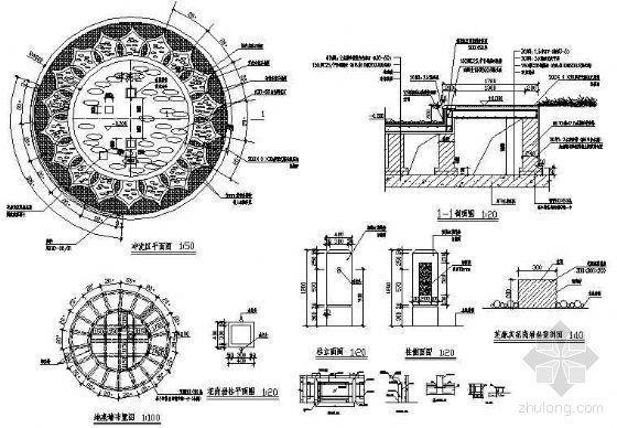 临建办公区平面图资料下载-冲洗区平面图及详图