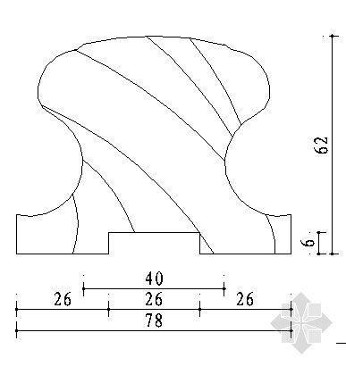 玻璃扶手详图CAD资料下载-扶手详图37 (绘制细致)
