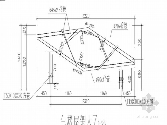钢结构汽车坡道雨篷资料下载-广东某汽车展销办公楼图纸