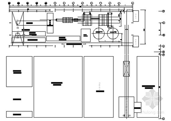 [湖南]大(一)型抽水蓄能水电站主体工程施工组织设计-钢管厂制造车间布置图 