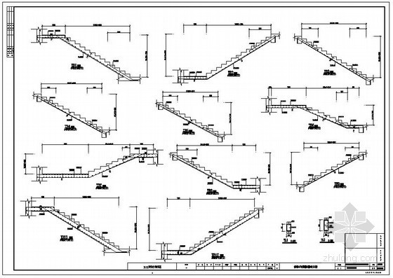 道路入口景观节点CAD资料下载-某景观楼梯及人防入口节点构造详图