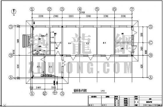 加油站站房建筑施工图设计资料下载-某加油站室内外给排水施工图