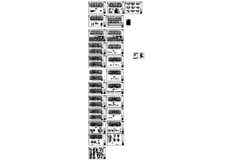 [江苏]18层带地下室住宅楼结构施工图（2013）-图纸总缩略