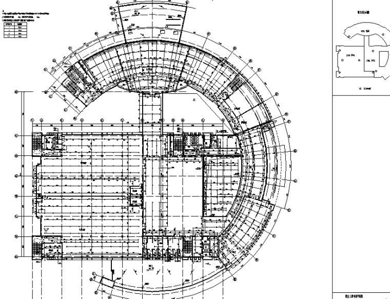 盐城图书馆给排水系统工程施工图-三层喷淋平面图