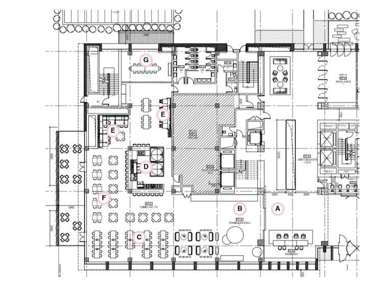 事务所室内设计概念资料下载-[上海]如恩设计餐厅室内设计概念方案