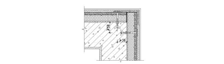 外模板现浇混凝土复合保温一体化施工工法-外模板的阳角处理