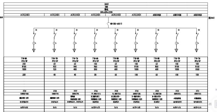 某项目供配电（高压和低压）系统图-B4