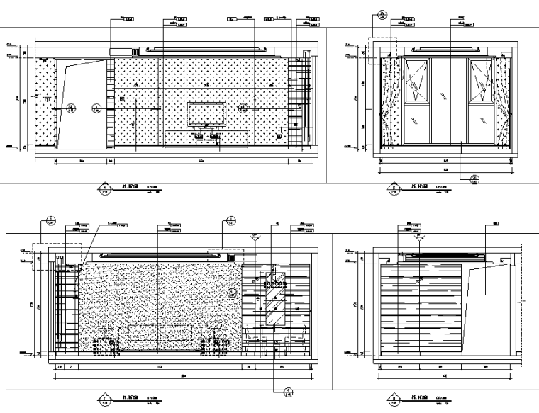 [北京]某楼盘G户型室内设计施工图(含效果图)-立面图.png