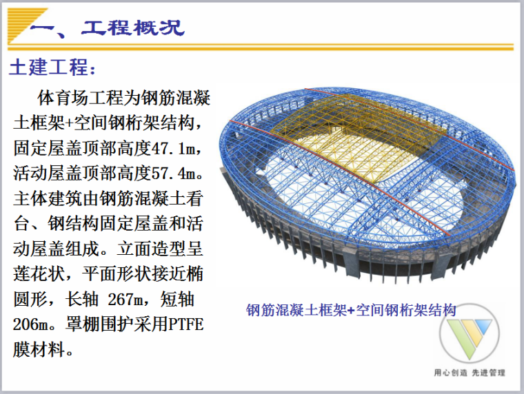 大型体育中心网球场资料下载-绍兴县体育中心创优经验介绍（共146页，附图丰富）