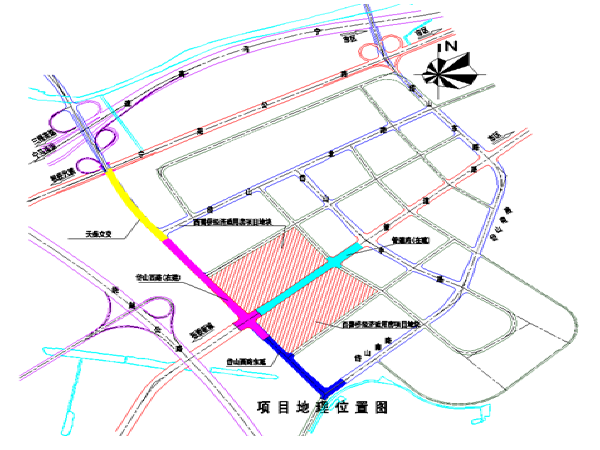 道路交汇资料下载-市政道路工程可行性研究报告(完整版)